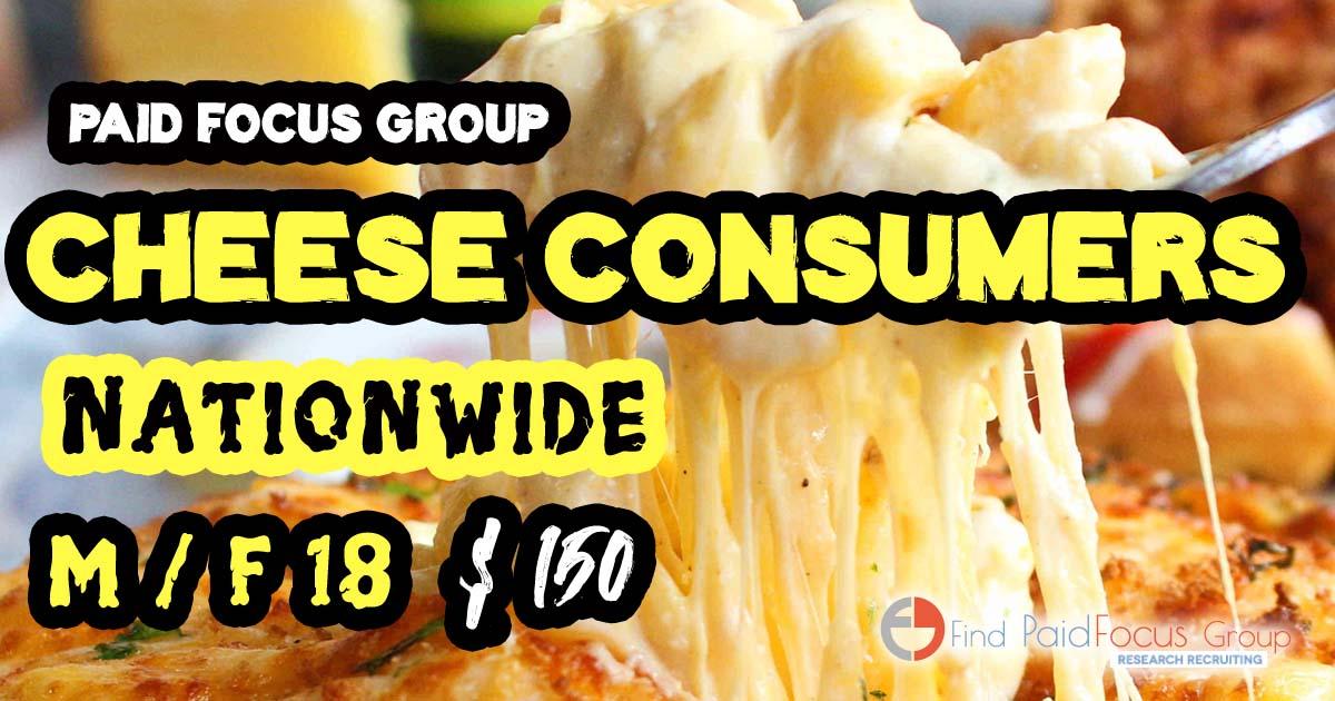 focus group on Cheese Consumers