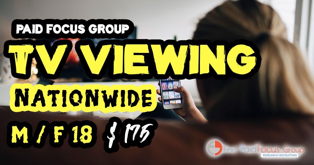 Focus Group TV VIEWING