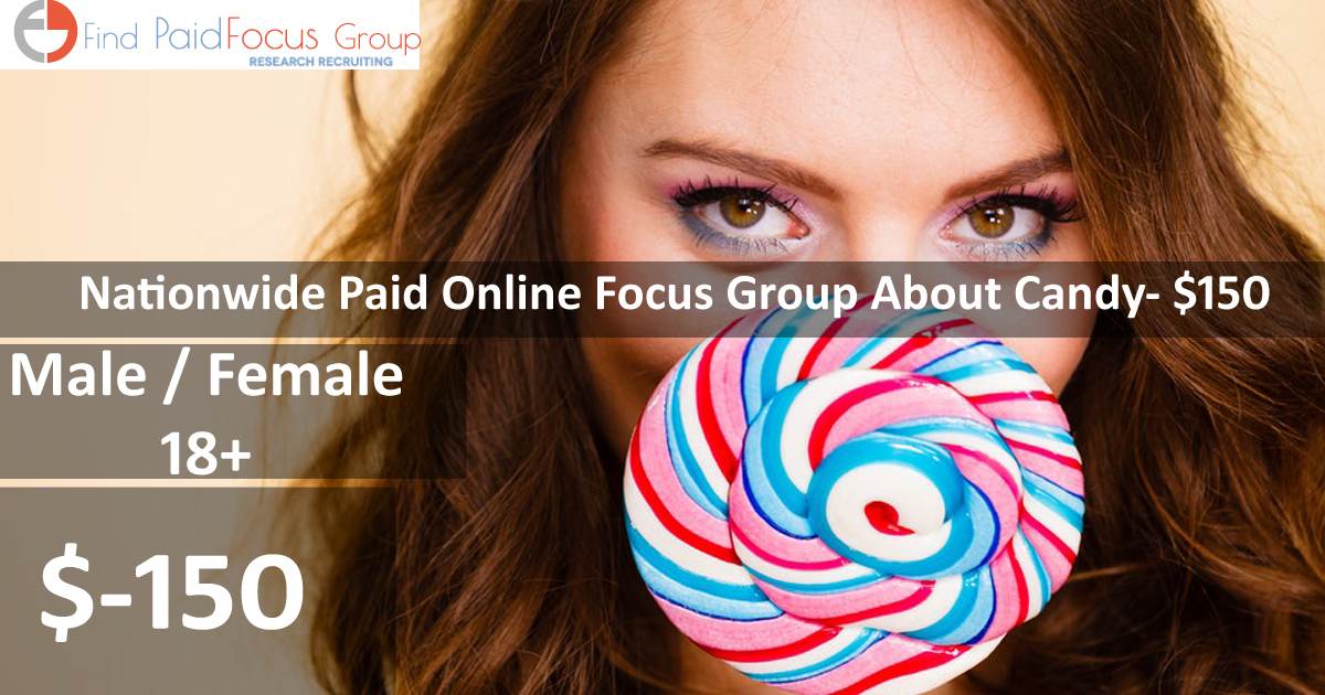 Paid online surveys and focus groups