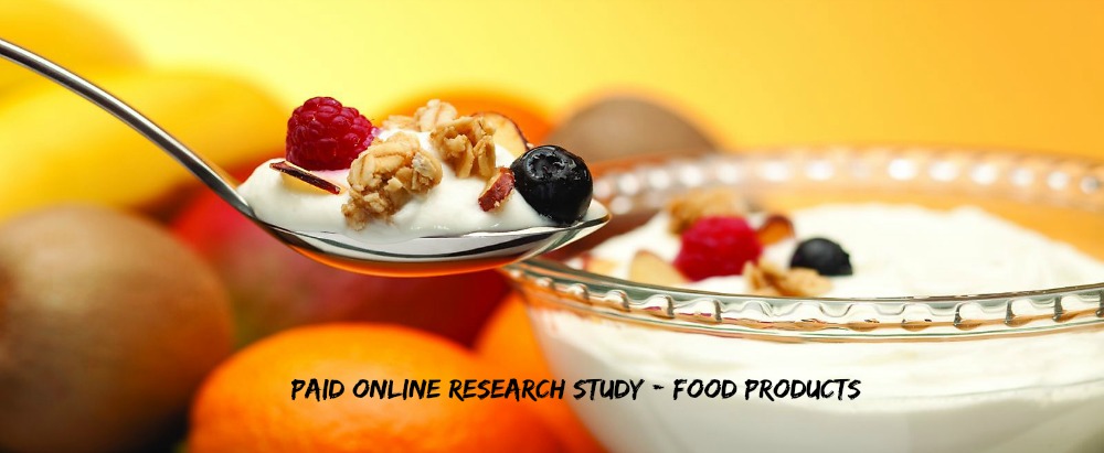 Paid Online Research Study – Food Products