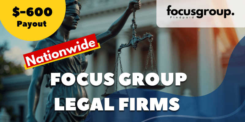 Focus Group For Legal Firms Owners and Partners – $600