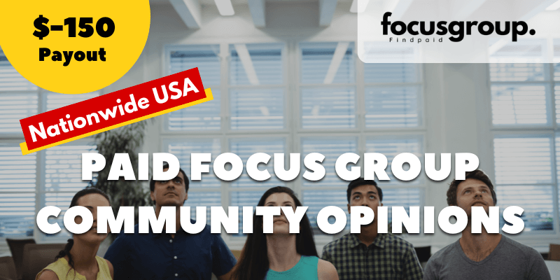 Paid Focus Group on Community Opinions –  Optimistic – Pessimistic – Excited – Worried – $150