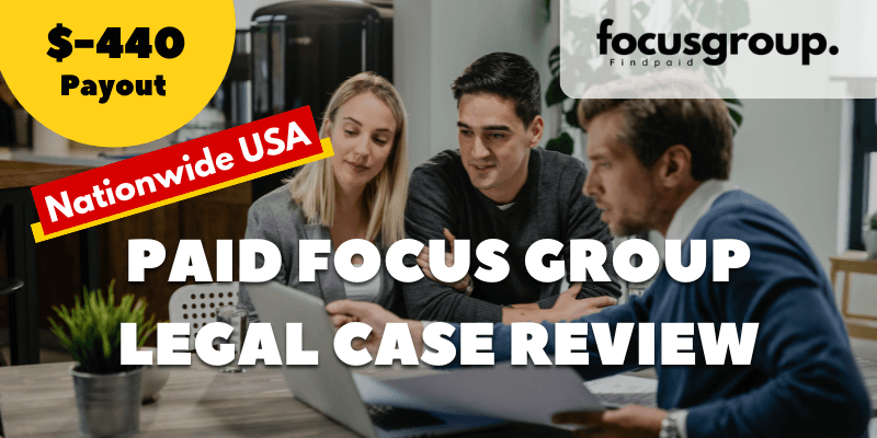 Mock Jury Study – Legal Case Review – $440