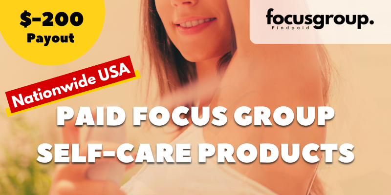Nationwide Self-Care Products Research Study – $200 Reward